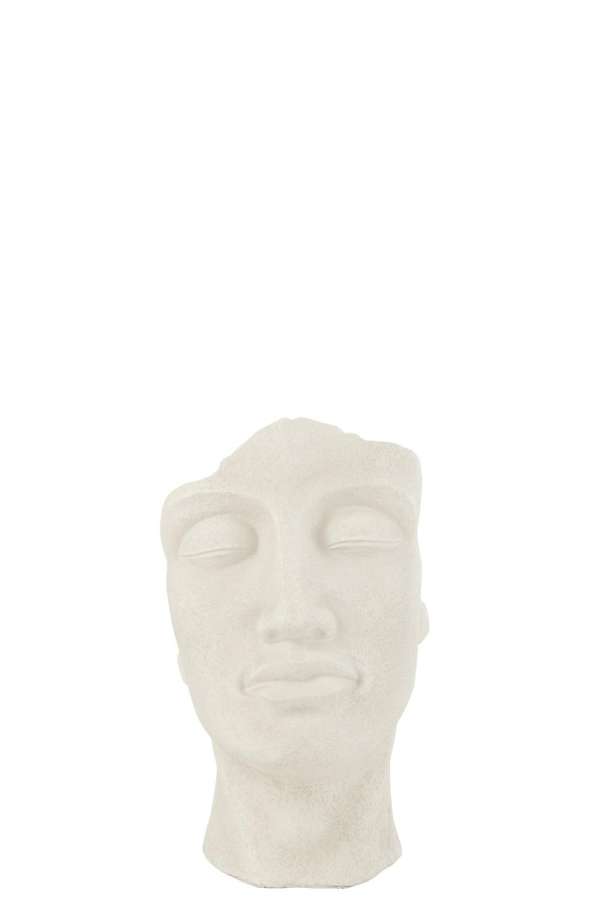 FLOWER POT DAVID CLAY WHITE SMALL