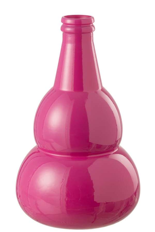 VASE COCOON GLASS PINK
