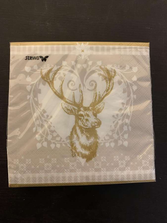 Serviett lunsj 33x33