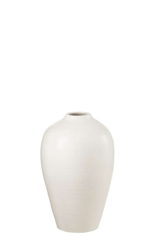 VASE CERAMIC WHITE SMALL