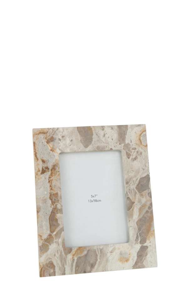 PHOTO FRAME 13x18 MARBLE BEIGE LARGE