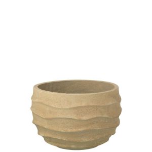 FLOWERPOT WAVES + OUTDOOR SAND BEIGE SMALL