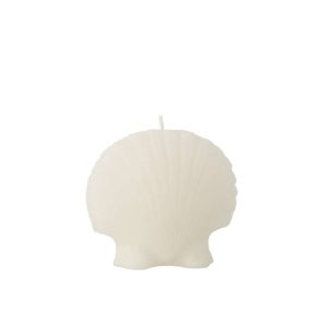 CANDLE SHELL WAX WHITE LARGE-8HOURS