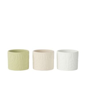FLOWERPOT ALOHA TERRACOTA MIX SMALL ASSORTMENT OF 3