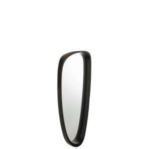 MIRROR GILES MDF/GLASS BLACK LONG
