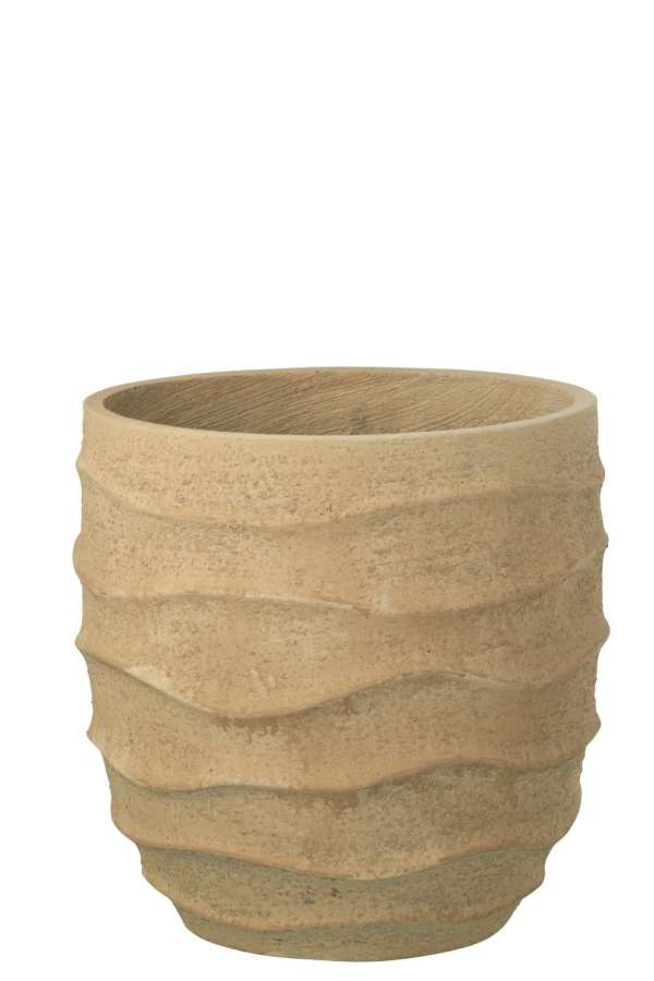 FLOWERPOT WAVES + OUTDOOR SAND BEIGE MEDIUM