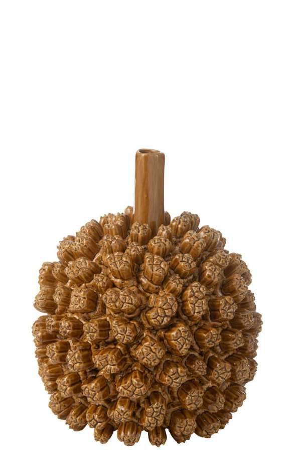 VASE SAKI CERAMIC YELLOW LARGE