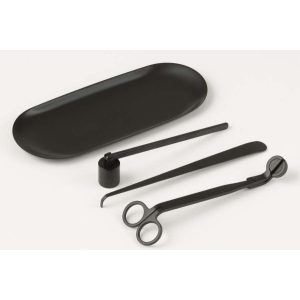 CANDLE SNUFFER CANDLE KIT IRON BLACK