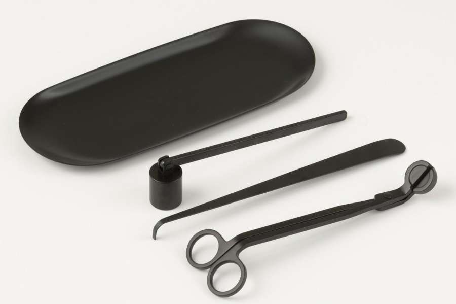 CANDLE SNUFFER CANDLE KIT IRON BLACK