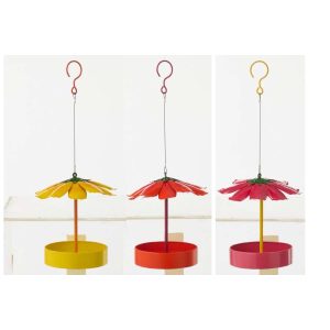 FLOWER METAL MULTICOLORED ASSORTMENT OF 3