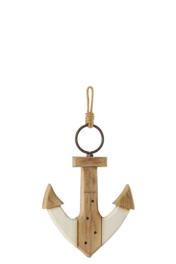 ANCHOR PAULOWNIA WOOD NATURAL/WHITE SMALL