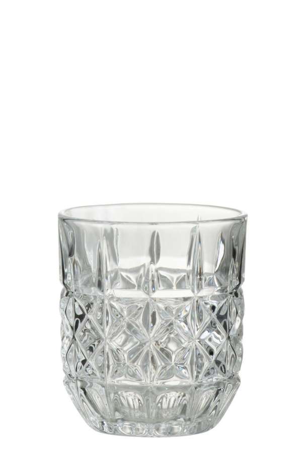 WHISKEY GLASS LONE GLASS TRANSPARENT