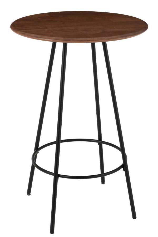 BAR TABLE NEO RUBBER NATURAL/BLACK