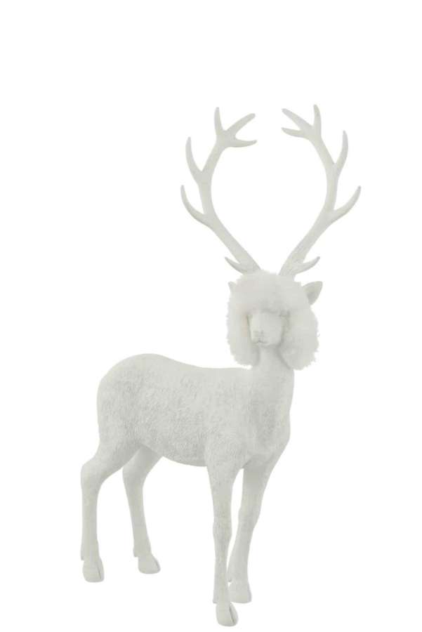 REINDEER POLY WHITE SMALL