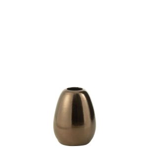 VASE LOLA PORCELAIN GOLD SMALL