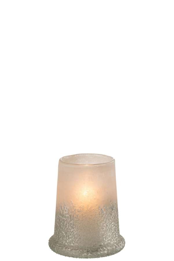 HURRICANE SUGAR GLASS WHITE MEDIUM