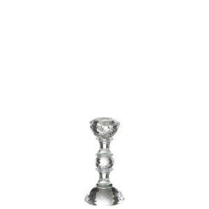 CANDLE HOLDER MARIE CRYSTAL TRANSPARENT SMALL