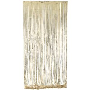 CURTAIN FRINGES VINYL GOLD COLORED