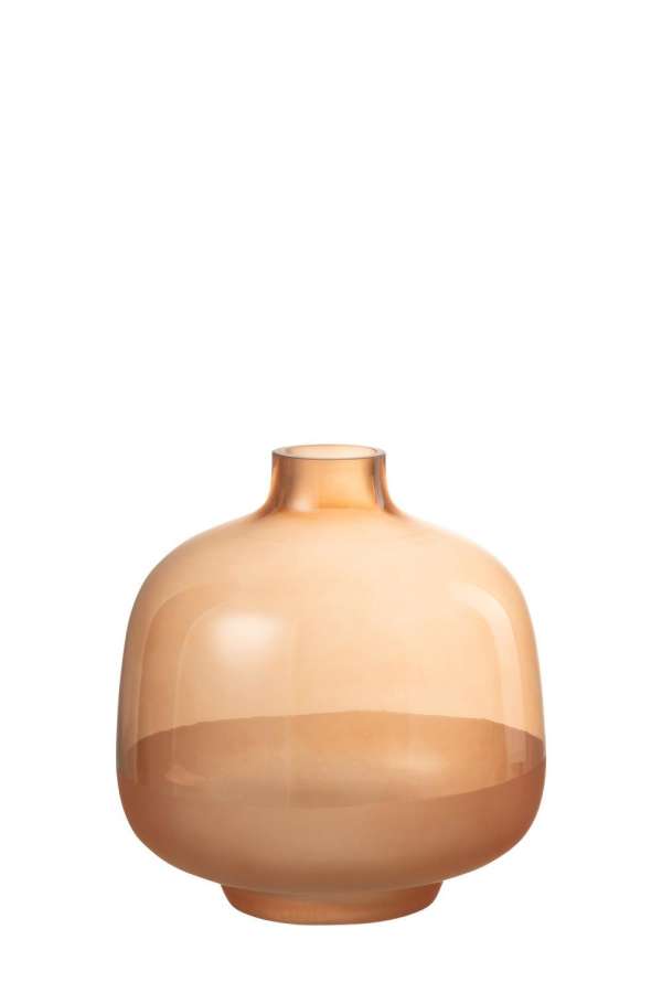 VASE HANY GLASS PEACH SMALL
