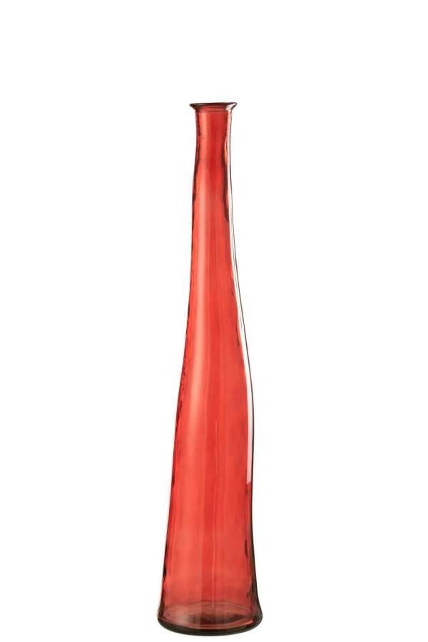 VASE NOAH GLASS RED MEDIUM