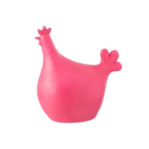 ROOSTER OUTDOOR POLYRESIN PINK