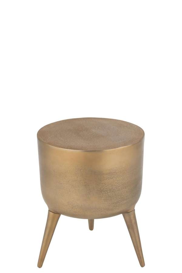 STOOL FONE ALUMINIUM GOLD