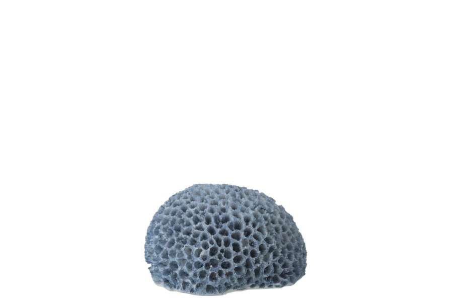 CORAL POLYRESIN LIGHT BLUE SMALL