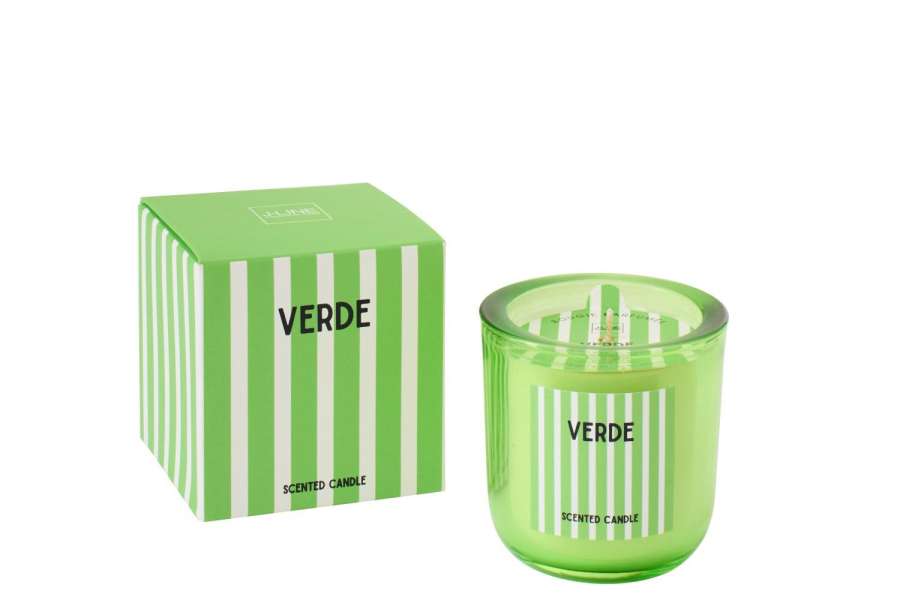 SCENTED CANDLE VERDE WAX GREEN SMALL