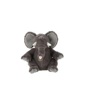 ELEPHANT PLUSH POLYESTER GREY MEDIUM