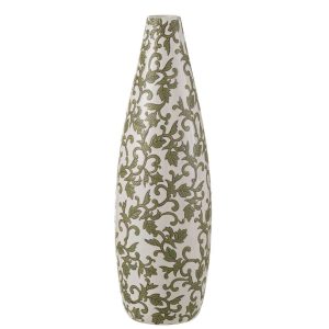 VASE YEZI  PORCELAIN GREEN/WHITE