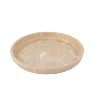PLATE FLOWERPOT TERRA ROSE GOLD