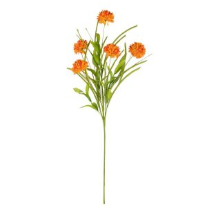 BRANCH CHRYSANTH ARTIFICIAL ORANGE