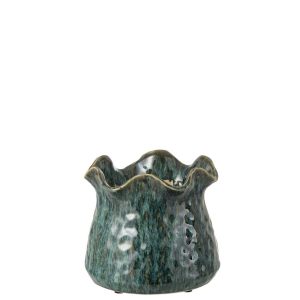 FLOWERPOT RONNY IRREGULAR CLAY BLUE LARGE