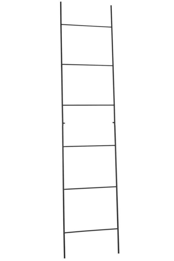 TEXTILE LADDER METAL BLACK