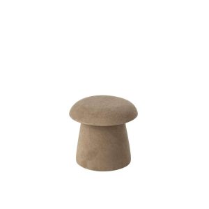 STOOL MUSHROOM MDF GREIGE SMALL