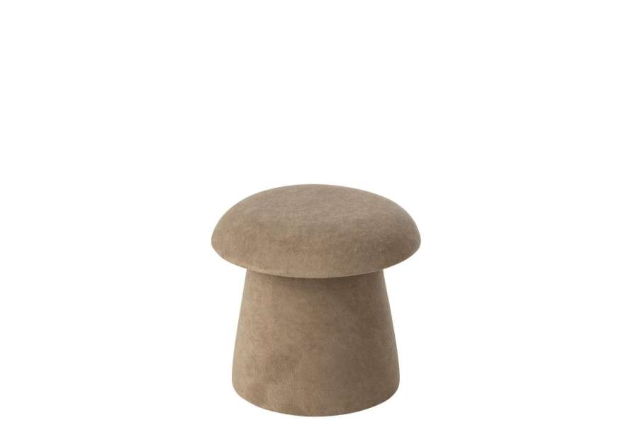 STOOL MUSHROOM MDF GREIGE SMALL