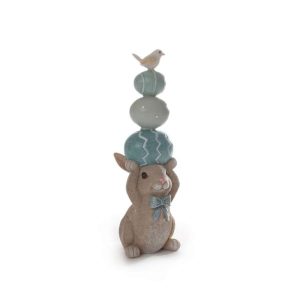 Figur Kanin M/Egg 8X6X20Cm