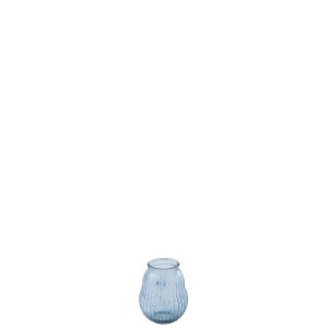 HURRICANE STRIPED GLASS LIGHT BLUE