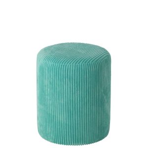 STOOL COLORFUL MDF TURQUOISE