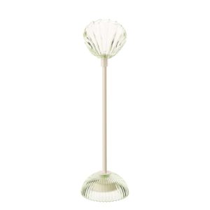 TABLE LAMP LED SHELL IRON LIGHT GREEN/WHITE MEDIUM