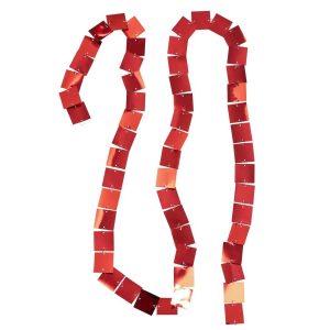 GARLAND  SQUARE PVC RED
