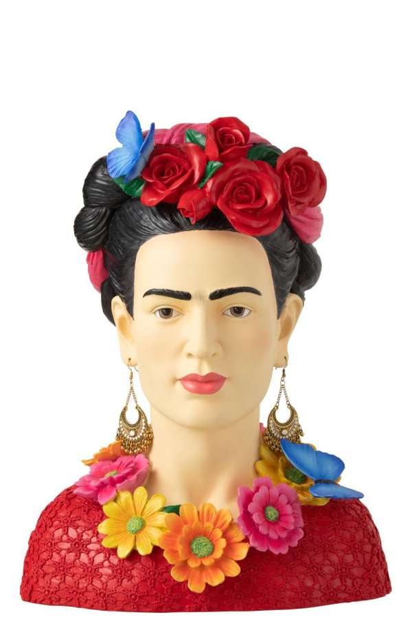 BUST FRIDA KAHLO POLYRESIN LARGE