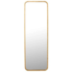 MIRROR MONA RECTANGLE IRON/GLASS GOLD