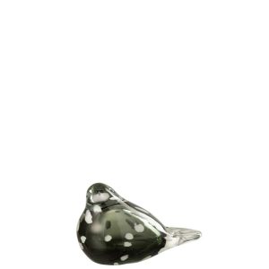 BIRD GLASS WHITE/BLACK SMALL