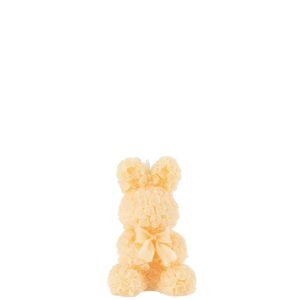 CANDLE RABBIT LIGHT YELLOW SMALL-8H