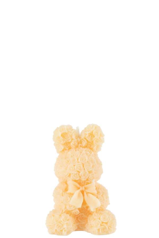 CANDLE RABBIT LIGHT YELLOW SMALL-8H