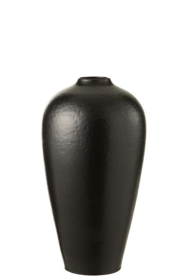 VASE CERAMIC BLACK LARGE