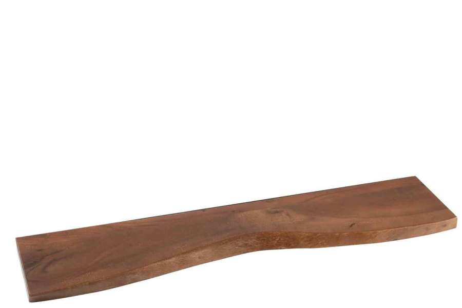 WALL SHELF GERARD ACACIA WOOD BROWN LARGE