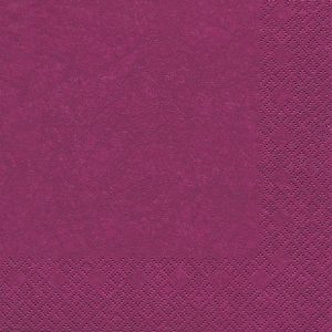 Serviett plomme 25X25Cm
