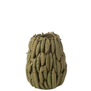 VASE BOTANICA PEAS HIGH CLAY GREEN